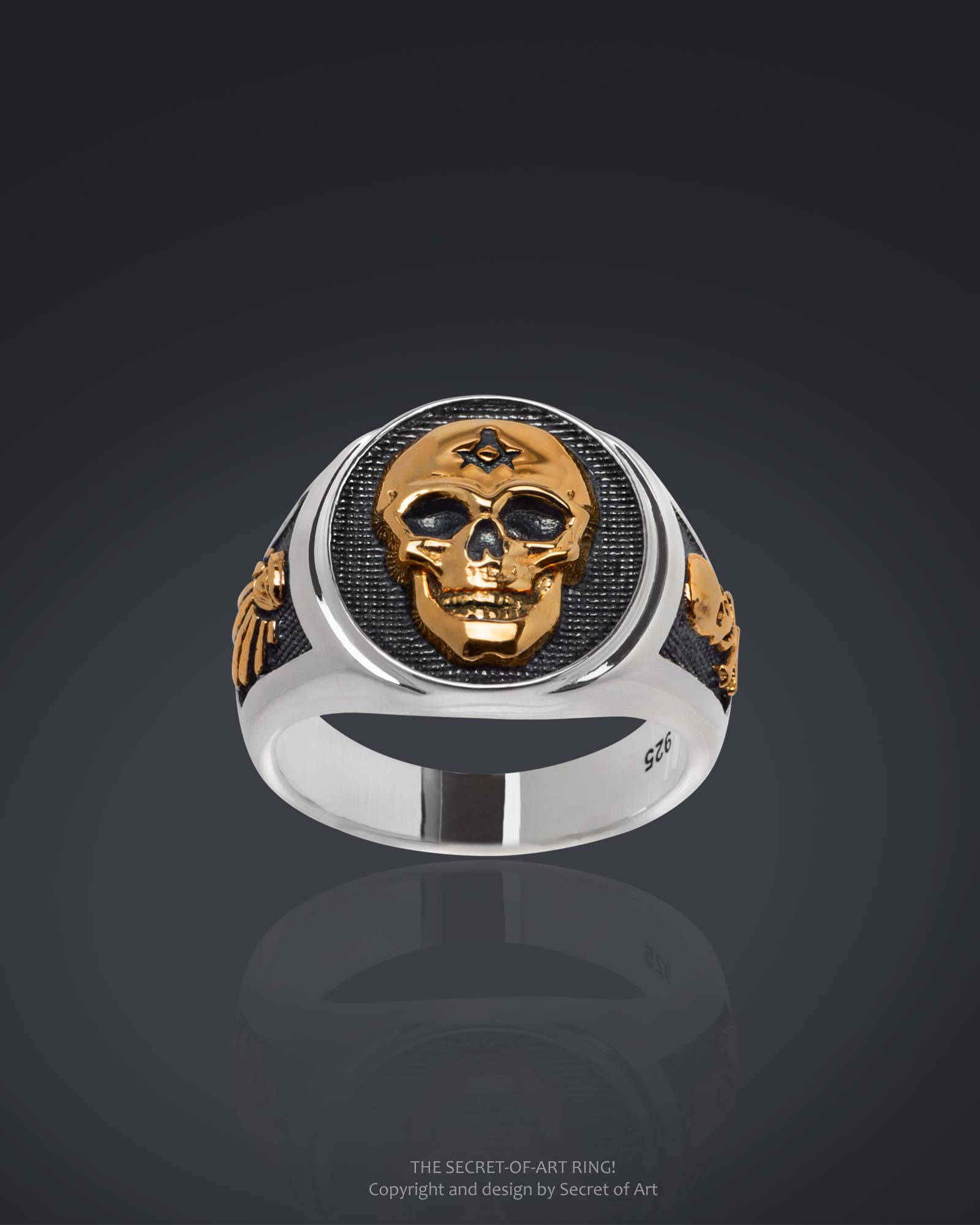 Masonic Ring Silber 925 from secret of art